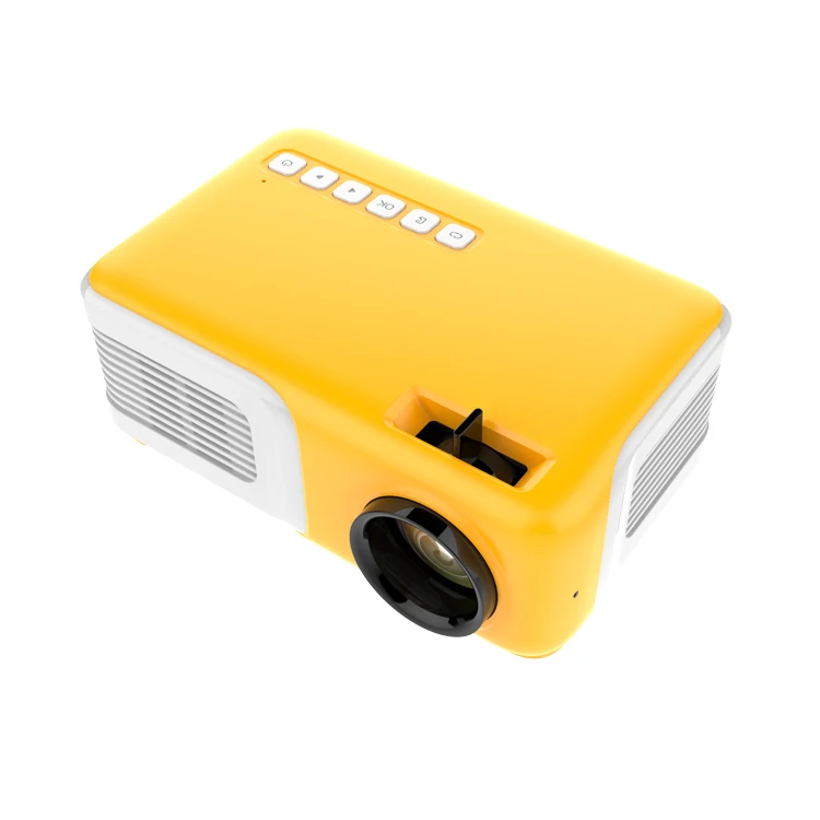 Home Convenient J21 Mini Portable Conference Office 1080P Projector 1500 Lumens Home Convenient Projector