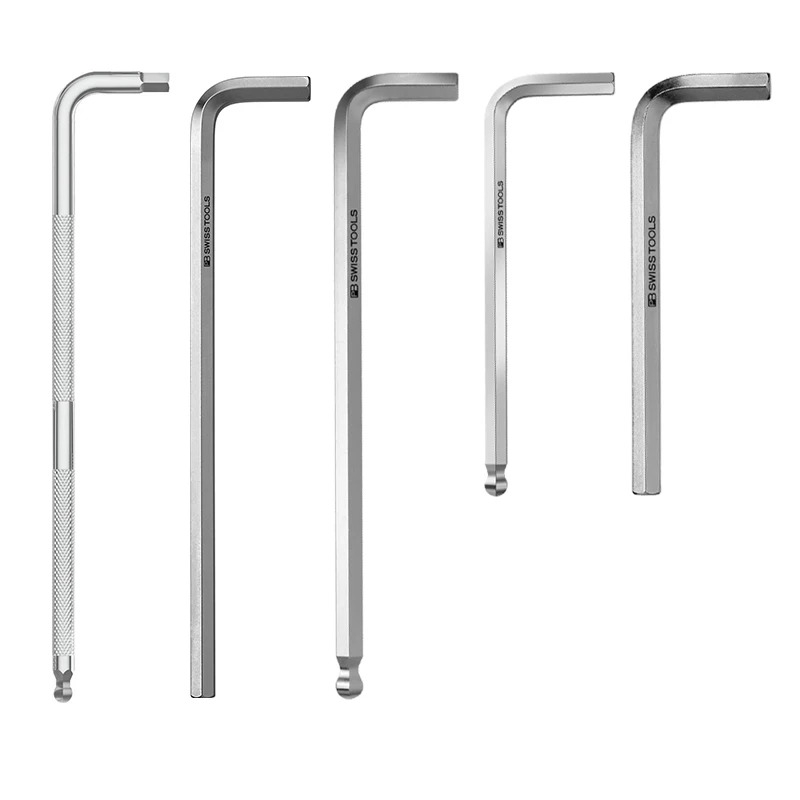 PB Swiss Tools Ball End Allen Wrench and Copper Mirror Matte L-type Wrench Set With Hard Ball End