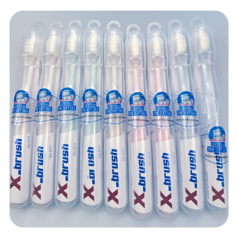 Ultra Soft ToothBrush Supplier Customized Care Oral Nano 10000 Bristles Toothbrush For Sensitive Gums Massage