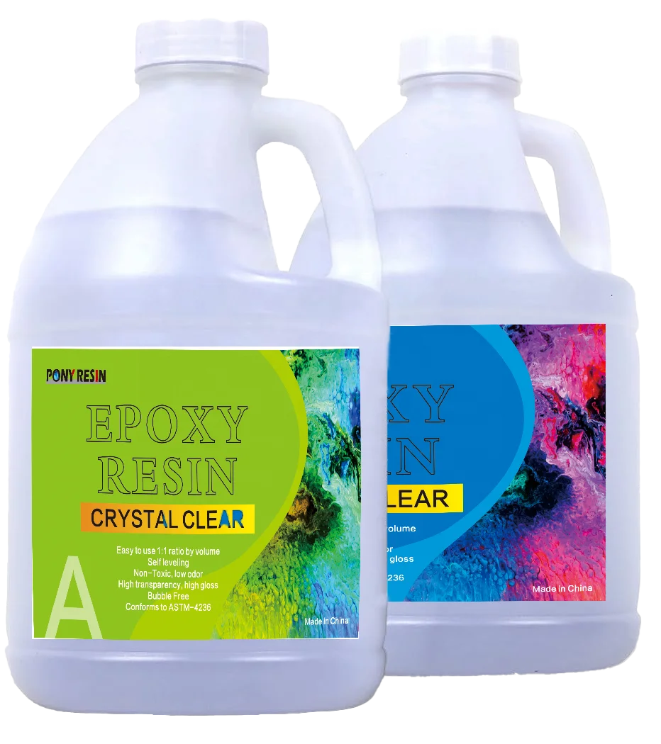 1 Gallon Epoxy Resin for Table Floor Craft Top Epoxy Resin Colors DIY AB Glue Casting