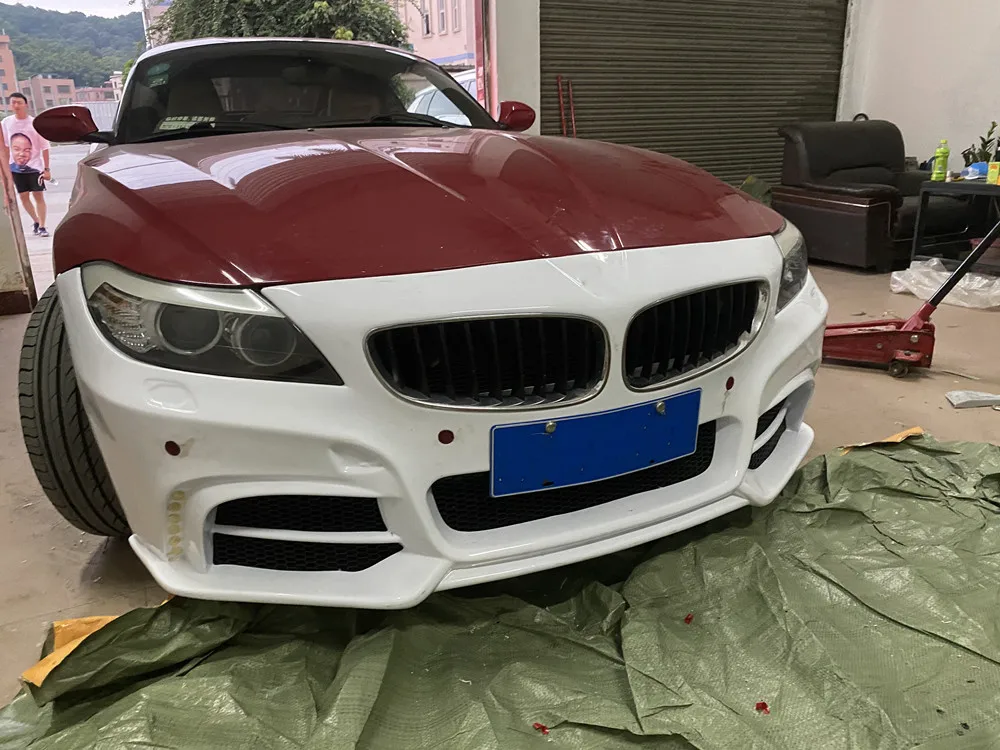 ABS-пластиковый материал, комплекты кузова автомобиля для BMW Z4 E85 E89 2009-2017, передний бампер, задний бампер, боковые юбки, хорошая совместимость, автомобильные бамперы