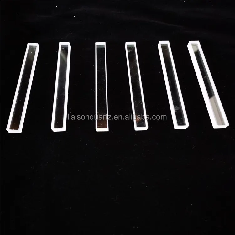High Purity Fused Silica Half Round Quartz Glass Rod