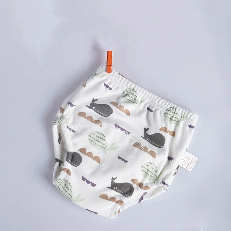 New oem less MOQ toddler potty training pants baby training pants diaper reusable training trousers