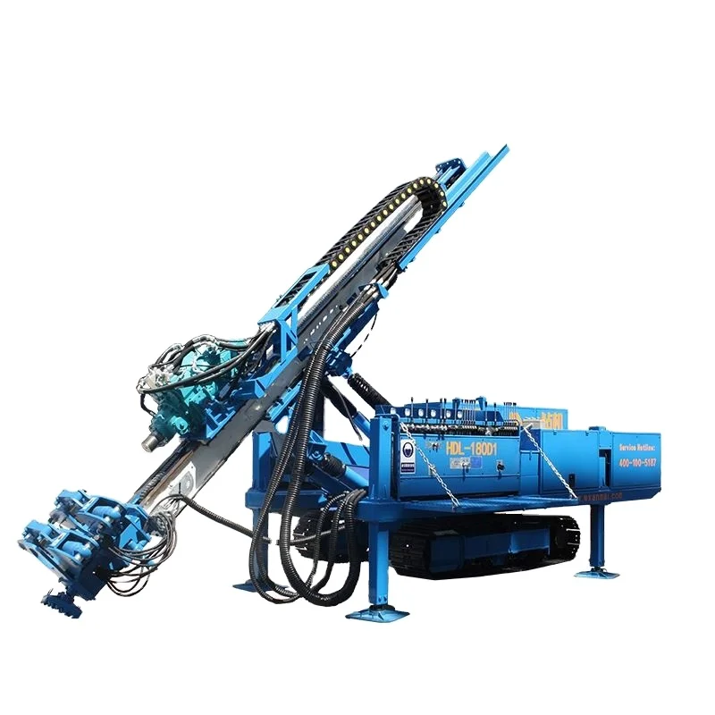 HDL-180D1 First Class quality hydraulic equipment rigs top drive type multifunctional track drilling rig machine