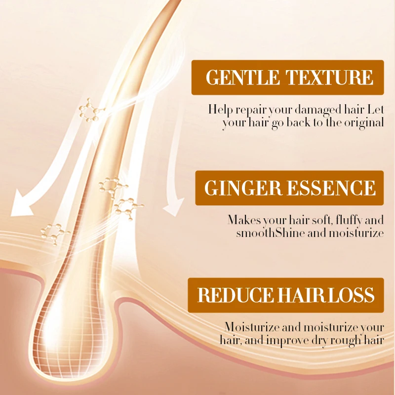 OEM SADOER private label best selling ginger anti-hair loss treatment hydrates repairs straightening hair care oil serum