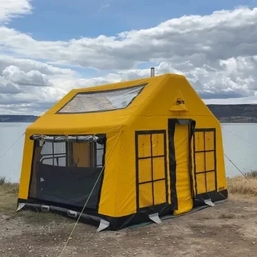 Wholesale Inflatable Air camping house Tent for Outdoor Camping Quick Open Family Use Inflatable Desert Glamping Tent