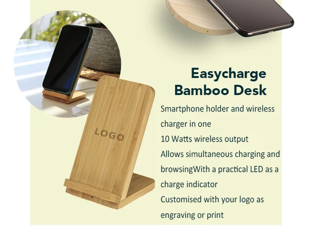 Tech Gadgets Table Organizer LED Logo 10W Pencil pen Holder Phone Holder Charger Wireless Charger Stand for Novelty Gift