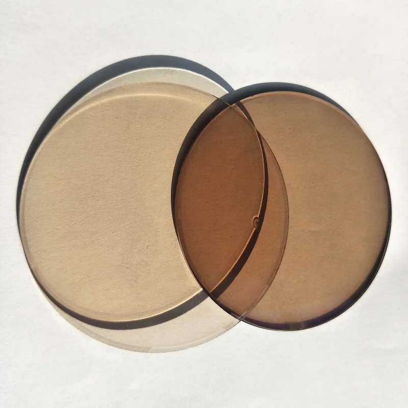 exporter in china 1.56 NK55 photochromic photo brown glasses PBX ophthalmic lens