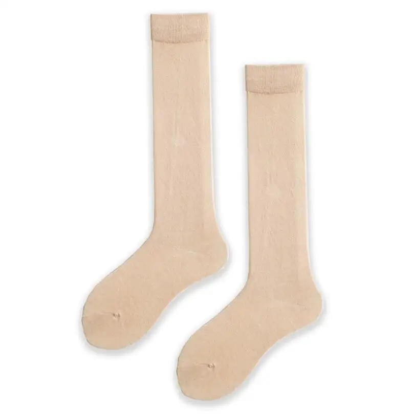 Striped Knee High Socks for Women Girls Wholesale Fashion Student April Summer Thin Sport Cotton Long Ankle Socks