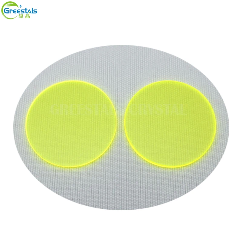 
Cerium Ce doped yttrium aluminum garnet (Ce:YAG) crystal substrate Scintillation crystal 