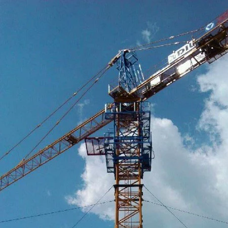Китайская Строительная лебедка Luffing-jib башенный кран L125-8 на