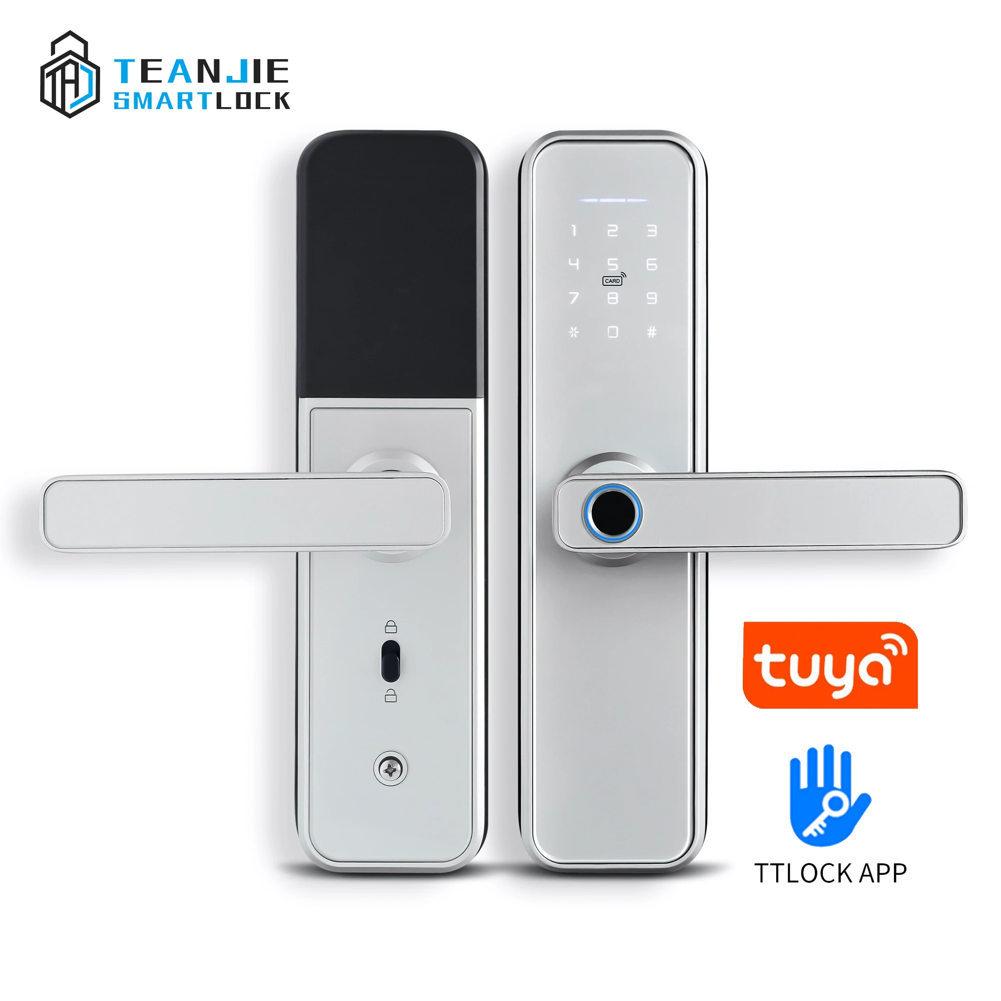 2021 Hot Selling Apartment Good price High Security Smartphone Control Fingerprint Smart Door Lock