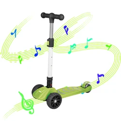 2021 multifunction children scooter baby toys bike kick scooter kick toy kids scooter with music