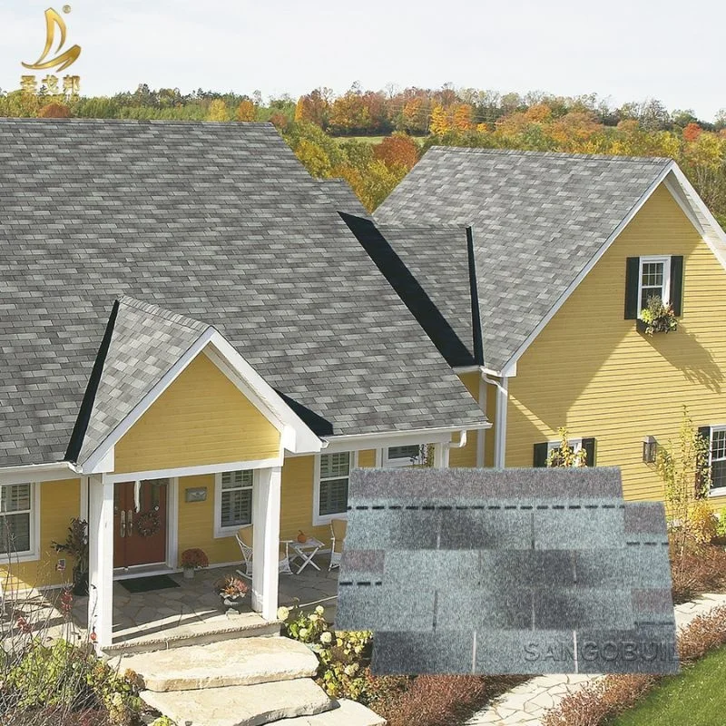 Construction Materials Acrylic Sheet Corrugated Asphalt Shingles Roofing Shingles Fire Resistance For House Roof Cover
