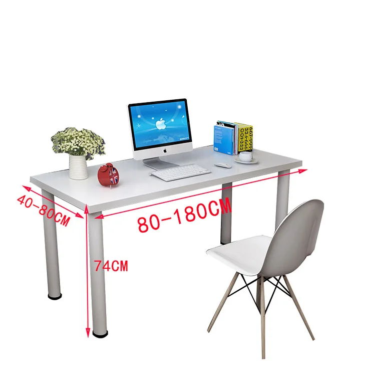 
customized Modern simple long desk home office computer table 