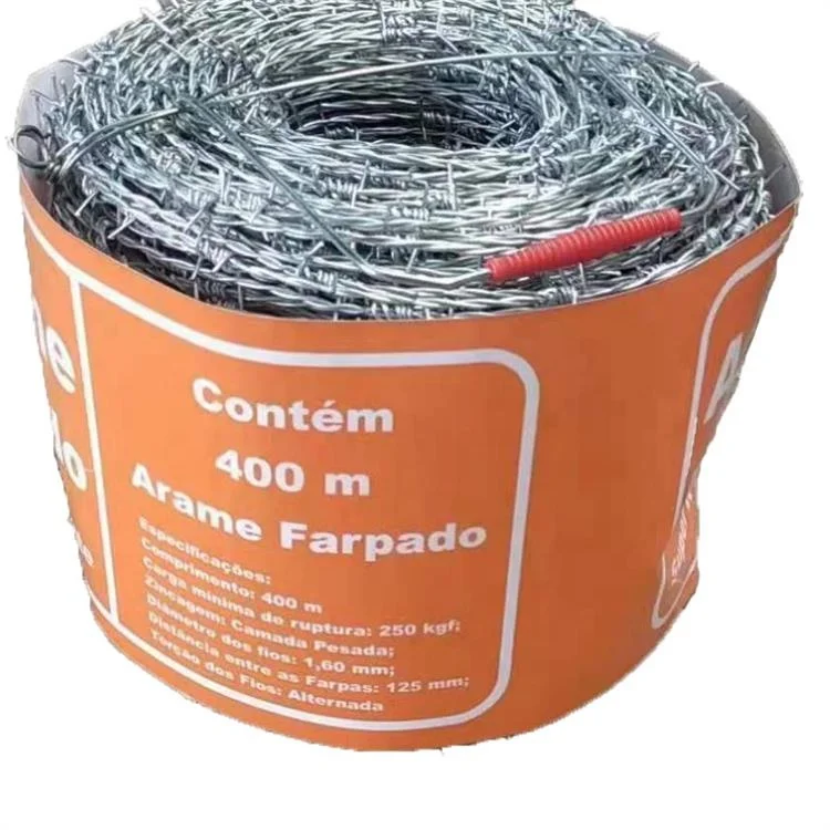 High Quality Cheap PVC Coated and Galvanized Barbed Wire Mesh For Making Highway Fence And Protection of Garden Barbed Wire
