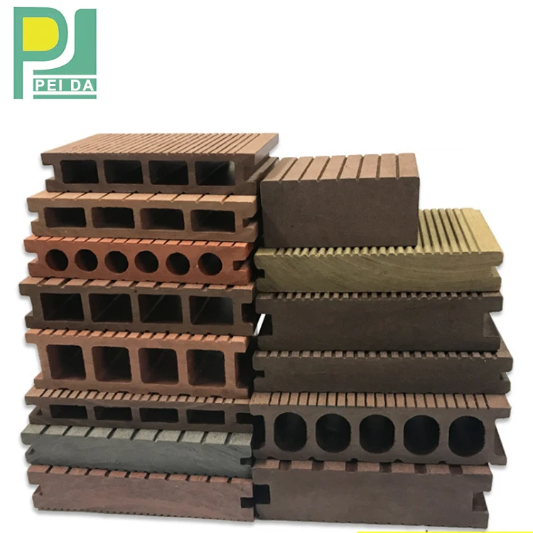 Water Proof Polypropylene Plastic Solid Merbau Outdoor Wood Decking High Quality