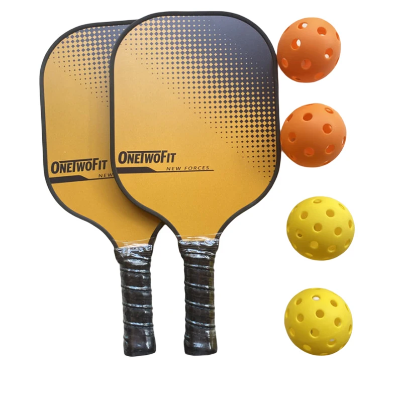Wholesale Custom Usapa Approved T300 T700 Raw Graphite Edge Guard Pickleball Paddle Set Raw Carbon Fiber 16mm Thermoformed