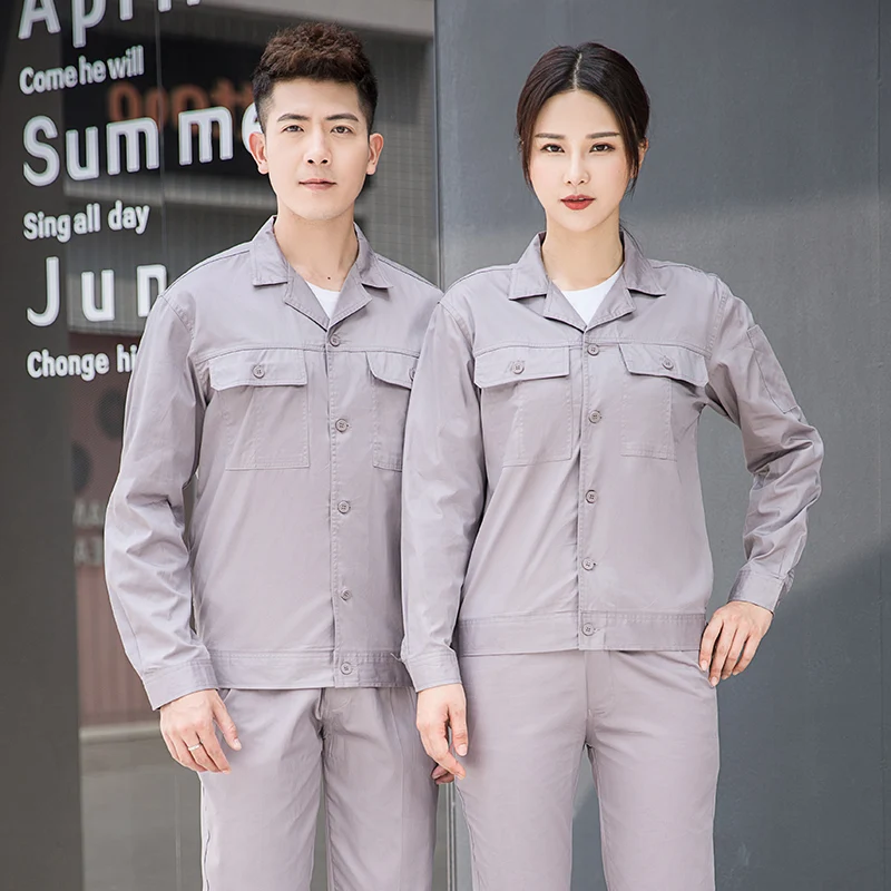 Ai-Mich Promotional Custom Logo Work Wear Uniforms  Business Company Empolyee Staff Work Wear Uniform