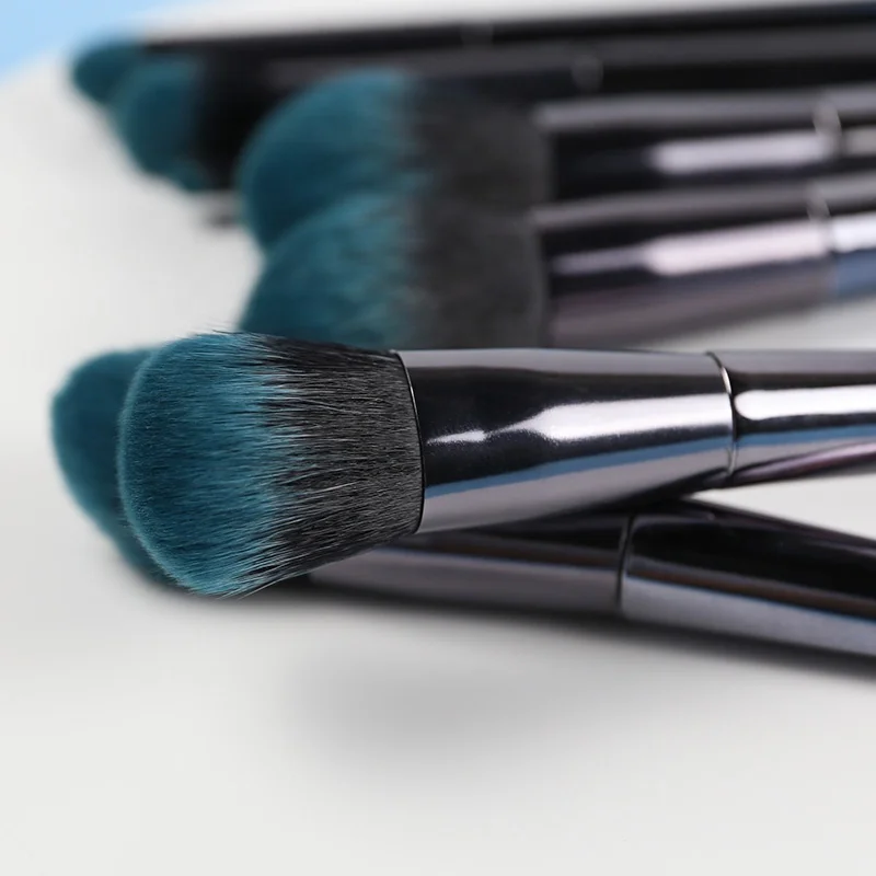 Luxury Professional 7pcs Soft Synthetic Hair Make Up Brushes Gradient Color Custom Cosmetic Makeup Brush Set