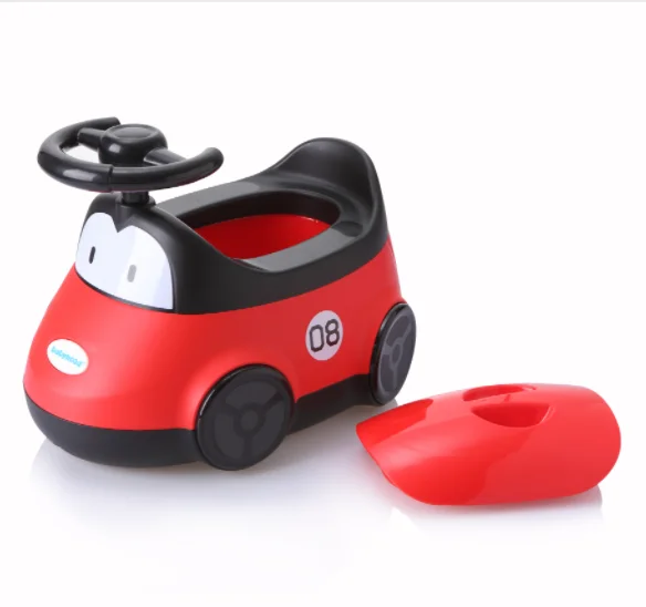BABYHOOD OEM EN71 plastic small carry eco cartoon car portable children baby training toilet chair potty trainer seat