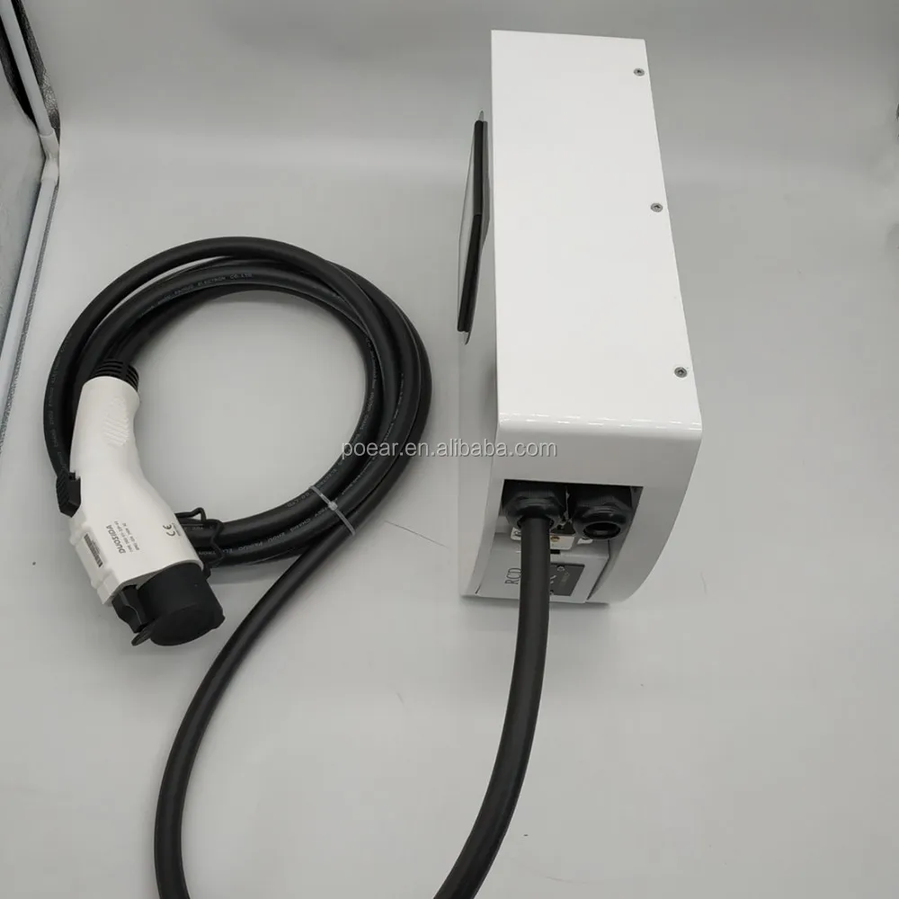 
16A 11kw EV Wall Charger Station with type2 plug ev charger 