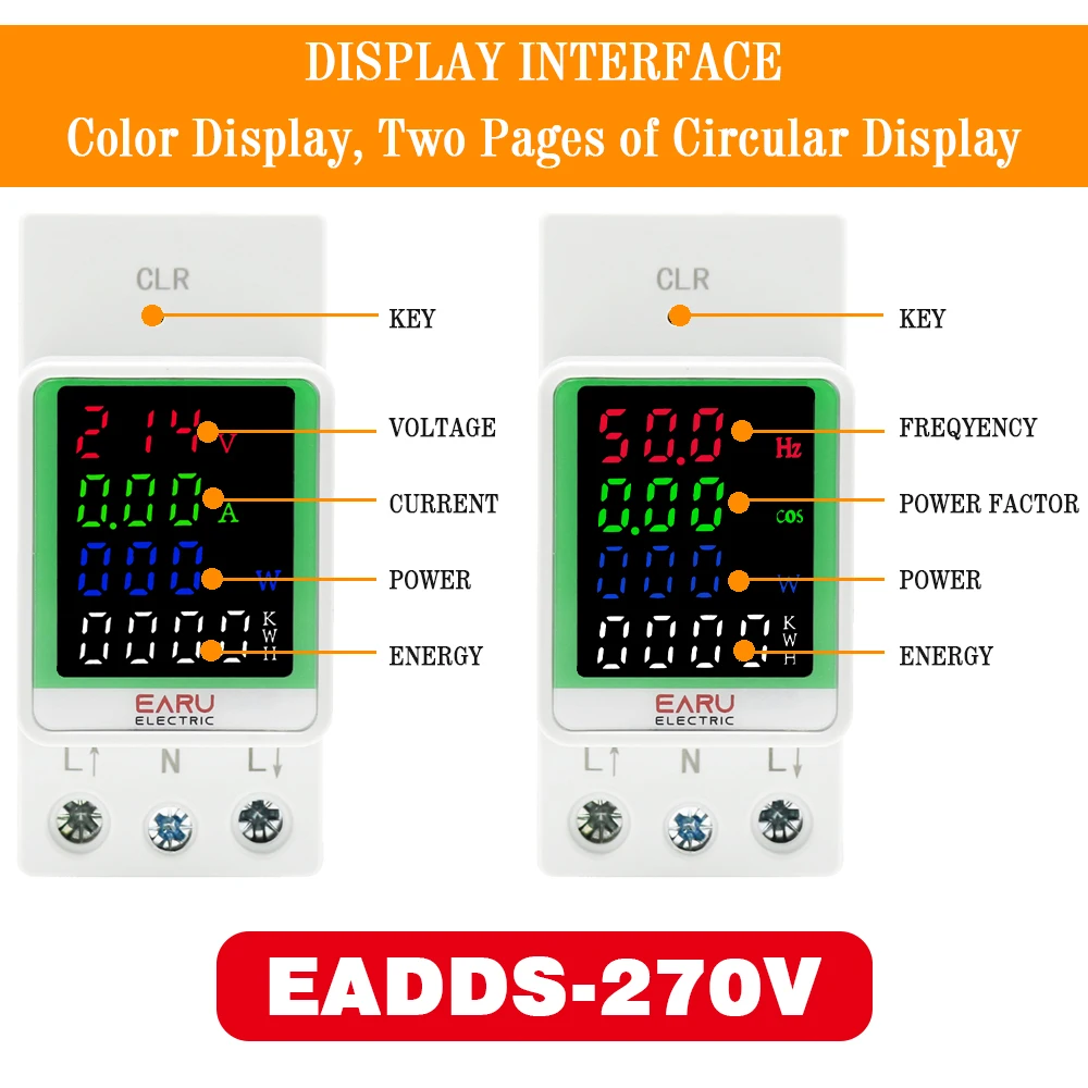 EADDS-270V цифровой измеритель мощности
