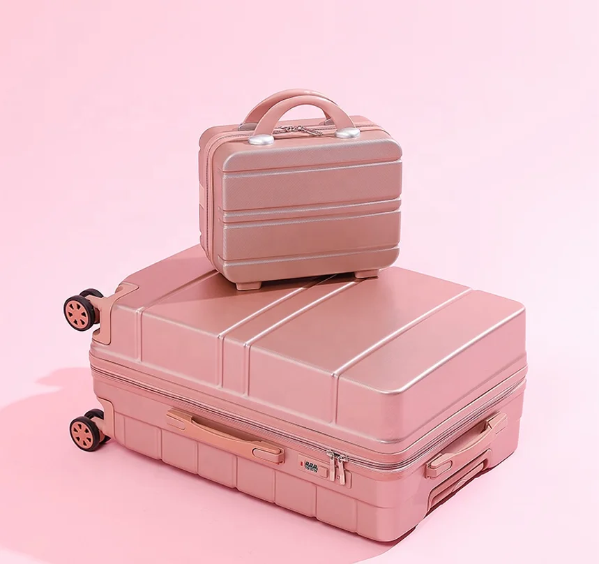 OEM ODM Professinal Factory Travel Trolley Baggage Carry on ABS Lightweight Suitcases Luggage