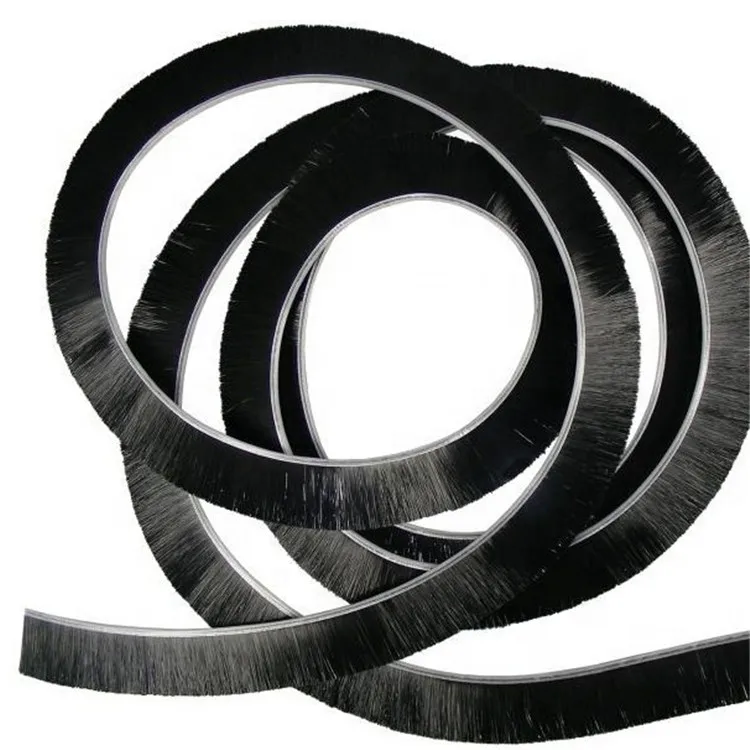 CMX hot-melting plastic channel flexible strip weather brush