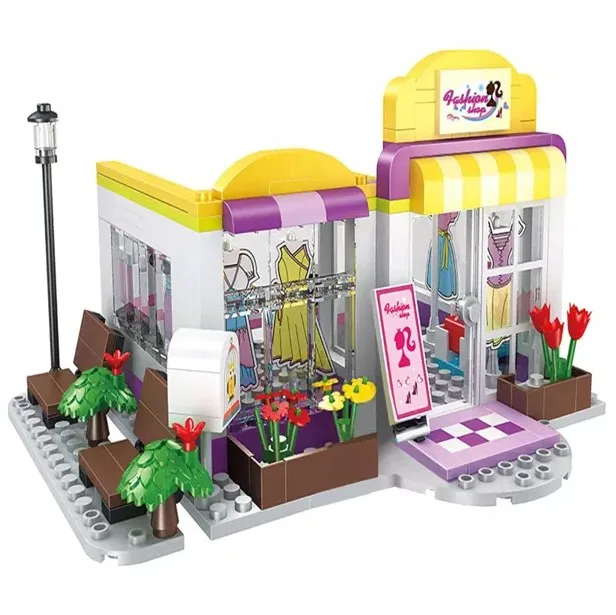 Custom Made The Girl Series Bricks Toy Princess Castle Assembly Set Up Building Blocks Toys