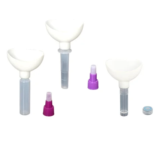 Saliva collector customized with FOB bottle 0.5 1.5 2 ml cryovial saliva DNA sample collector
