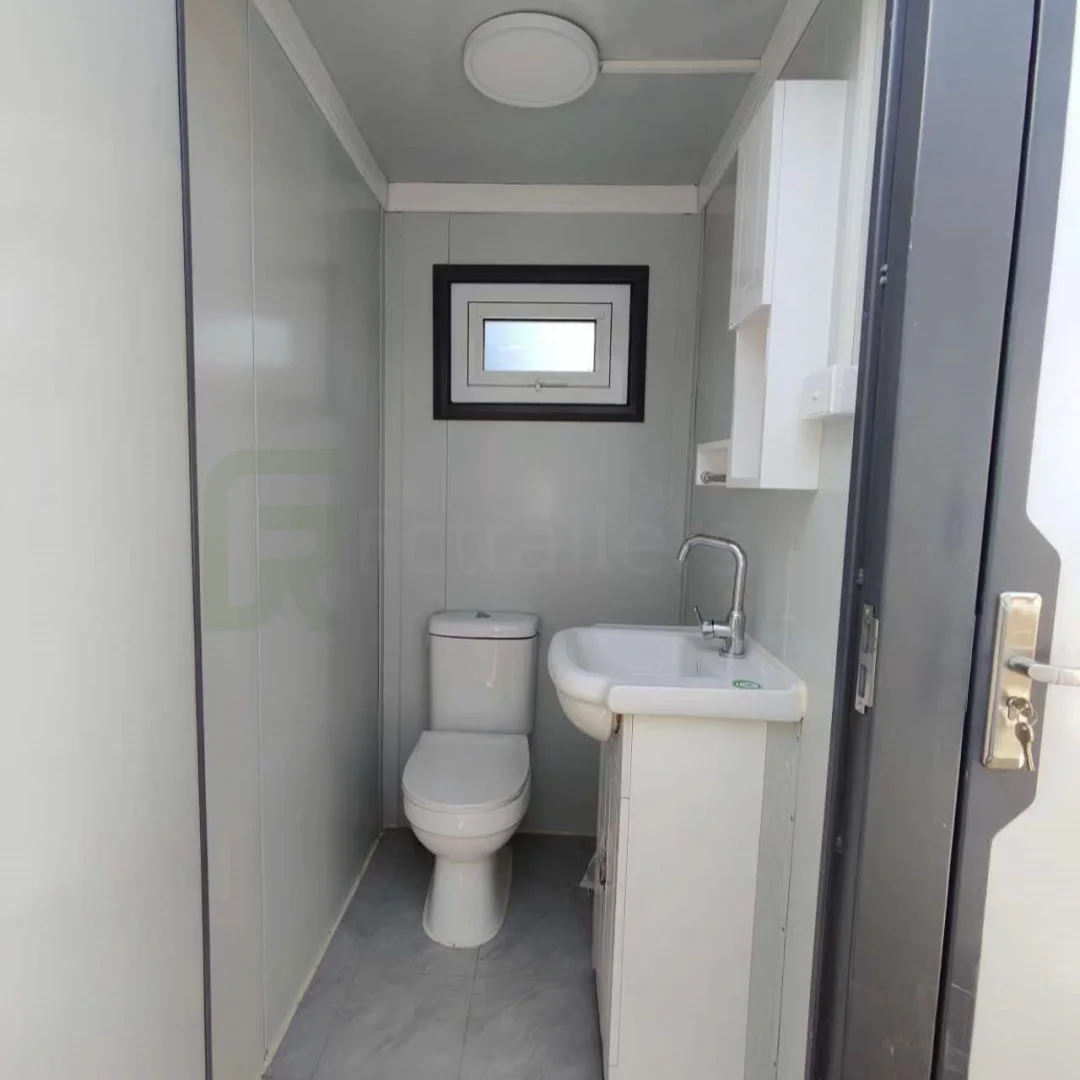 Tiny Restroom Mobile Luxury Bathroom Portable Toilet Mobile Camping Toilet with Shower Room