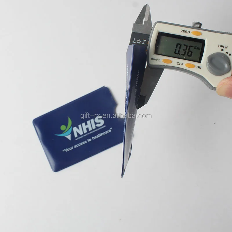 Business Style Flexible PVC Bank Credit Card Holder Case with PP Plastic Printed Logo Cartoon Pattern for ID Business Cards