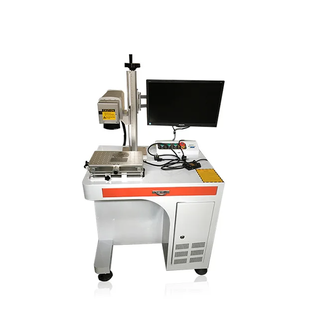 Raycus Laser Engraving 20W 30 50 Color Fiber Laser Marking Machine for Metal/Bottle/Jewelry/Plastic