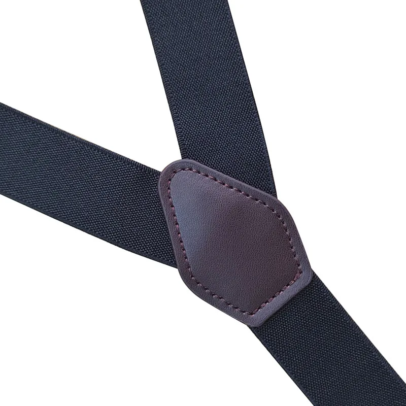 Wholesale Men Women Fashion Y Back Adjustable Braces High Quality 2.5cm Width 3 Clip Elastic Suspenders