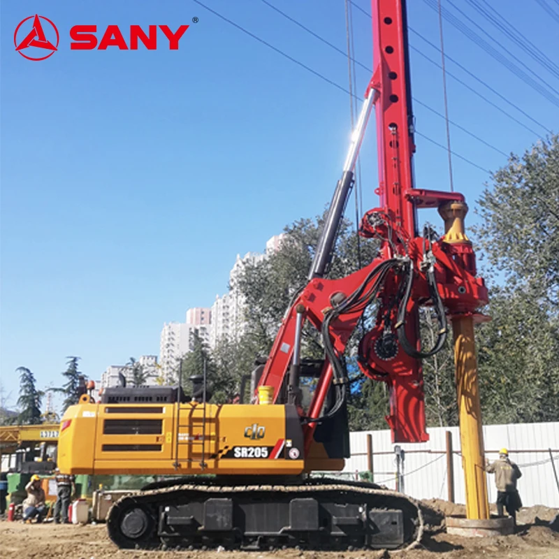 SANY Rotary Foundation Drill Rig SR215-C10 SR235S Bore Pile Machine Rotary Drilling Rig