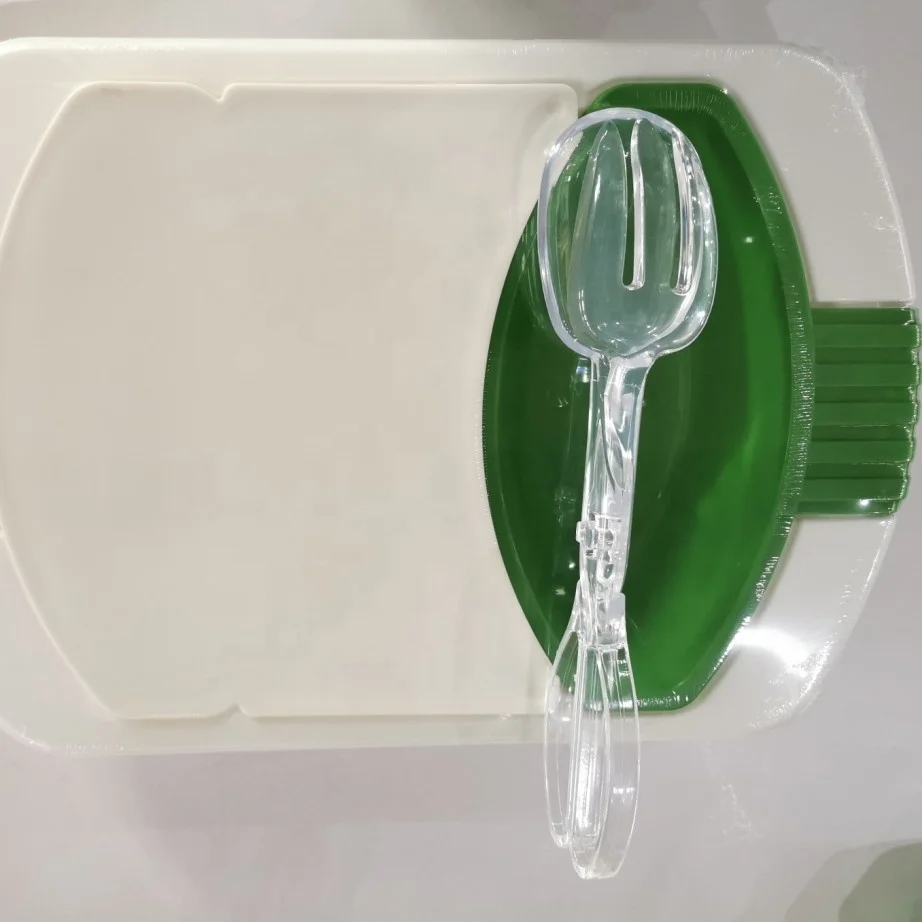 plastic salad food tongs kitchen utensil