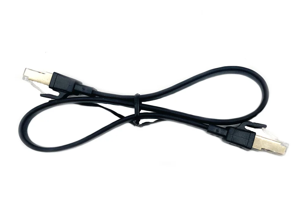 High Speed 30AWG Cat8 Network Internet LAN Cable with Gold Plated RJ45 Connector Patch Cords