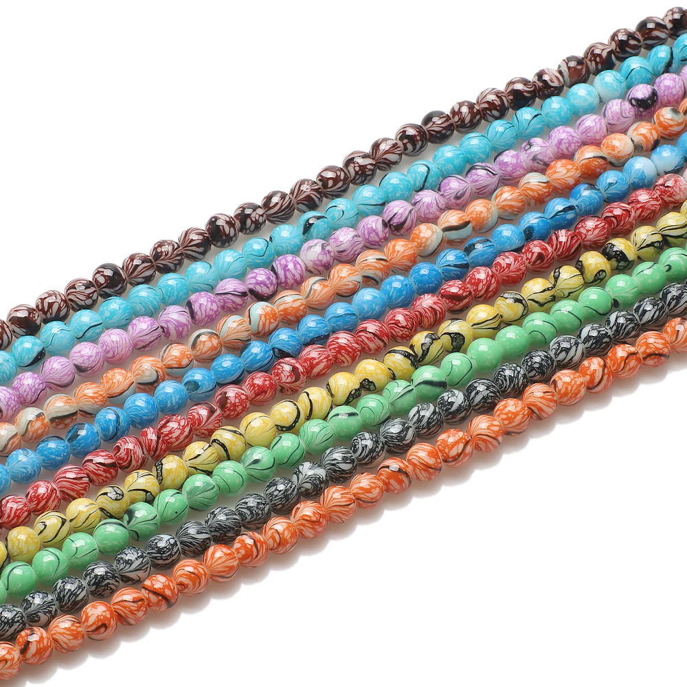 8mm crystal glass beads for DIy jewelry