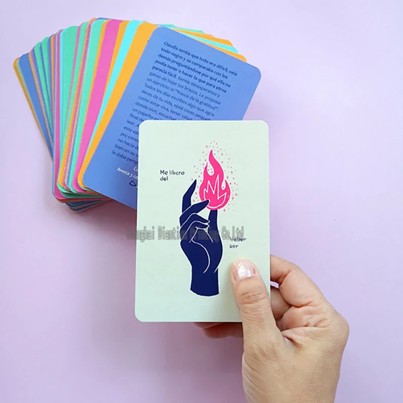 Hot Sale Affirmation Cards Custom Positive Mindfulness Cards for women