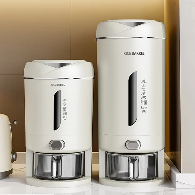 Rmier Multifunctional Rice Storage Container Sealed Design Made of Thickened Material Large Capacity Grain Storage Bucket