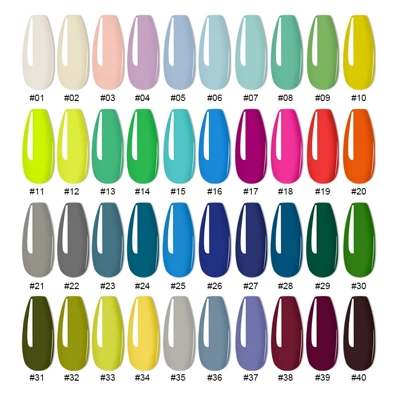 Free Sample Vdn Nail 3 Step Gel Color Autumn Collections Gel Nail Polish