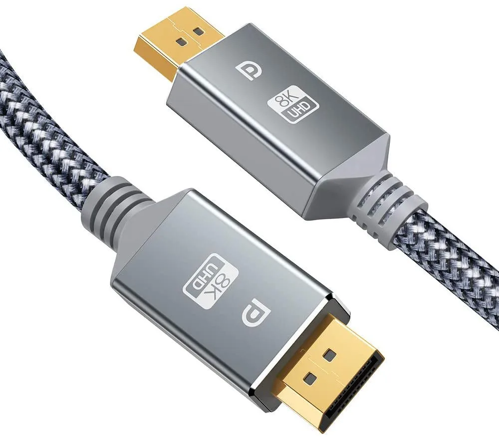 8K DisplayPort 1.4 Cable DP Extension Cord Two-way Hight Speed Video Cables Male to Male DP Connector Wire Display Port