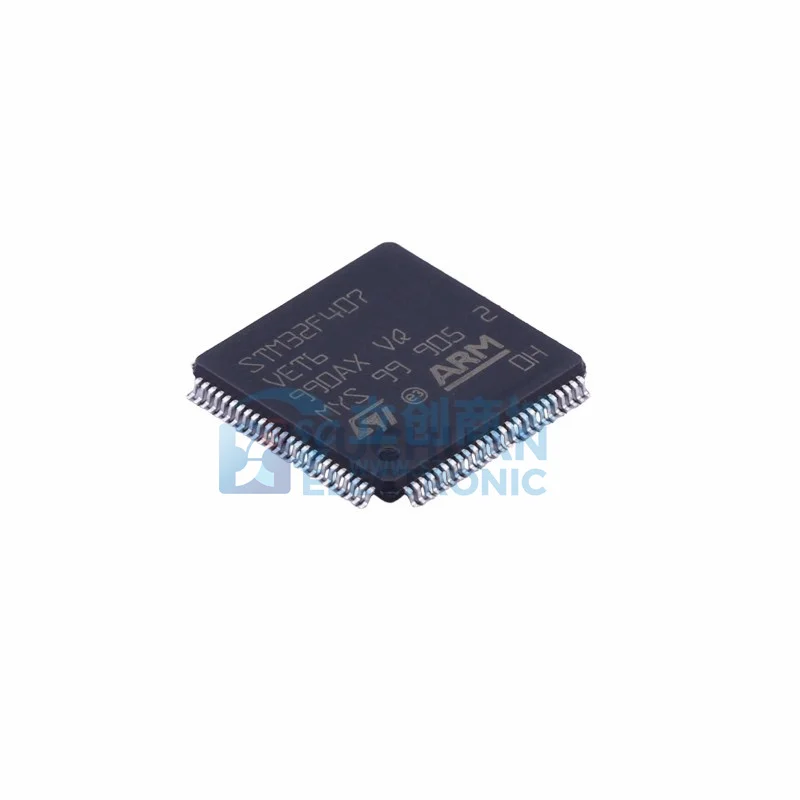 STM32F407VGT6 New and original 1MB ARM-M4 192KB 168MHz FLASH 82 LQFP-100  Microcontrollers(MCU/MPU/SOC) STM32F407VGT6