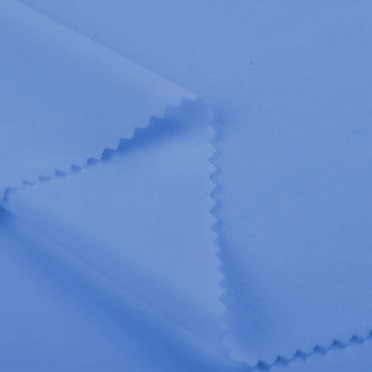 Factory Sale Knitted 120gsm Solid Color White 100% Polyester Interlock Fabric Sports T-Shirt