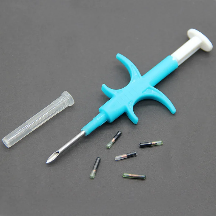 RFID Animal Pet Information Identification Microchip 2.12 * 12mm Animal Management RFID Glass Tag