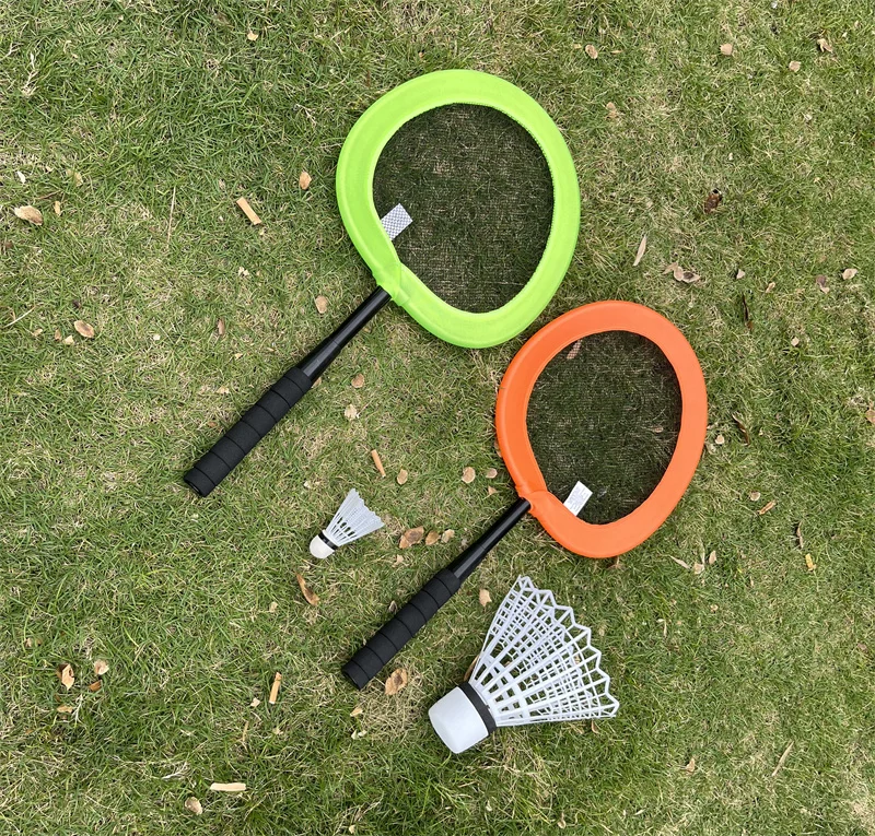 Summer game Colorful sport Game Play Set Outdoor toy tennis Super big size badminton beach paddles racket for kids net Package