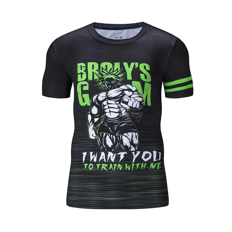 Wholesale Short Sleeve Tshirts Camiseta De Anime De Goku 3d Graphic T Shirt Oversized Cartoon Clothing Men Anime T-shirts