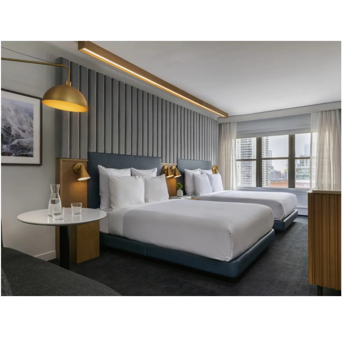 Customized Modern Hotel Room Furniture Sets 5 star hotel furniture bedroom set