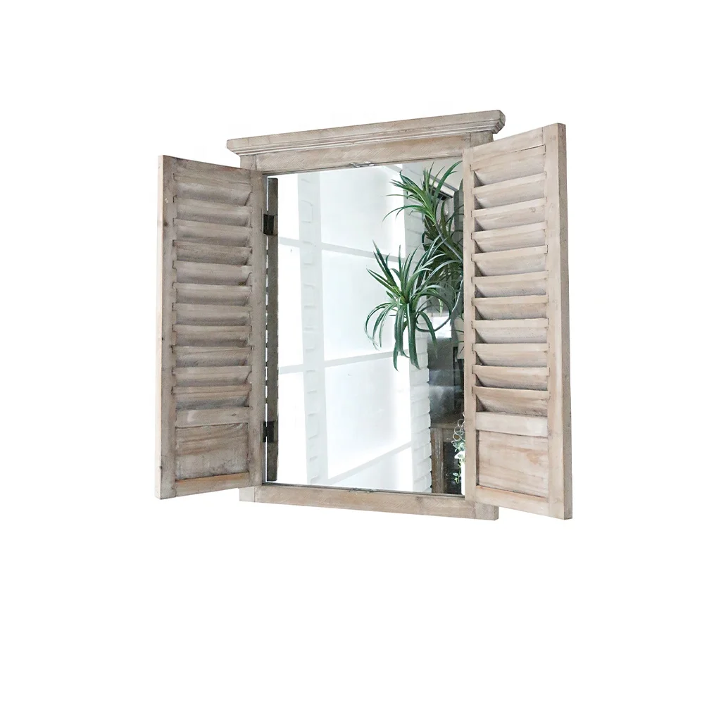 New design square window shape hanging mirror